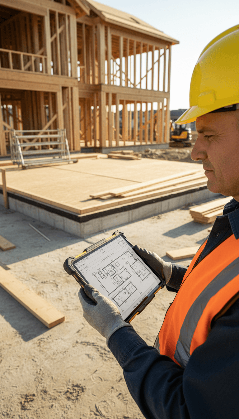 Proyecto de construcción residencial con supervisión de ingeniería